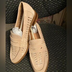 JJill Suede leather women’s loafers - Size 8 Dusty Peach